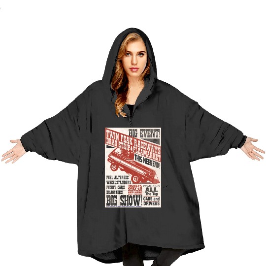 vintage, hot, rod, Classic, Racing, auto, automot Blanket Hoodies