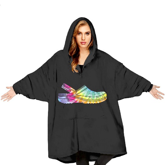 rainbow world summer Blanket Hoodies