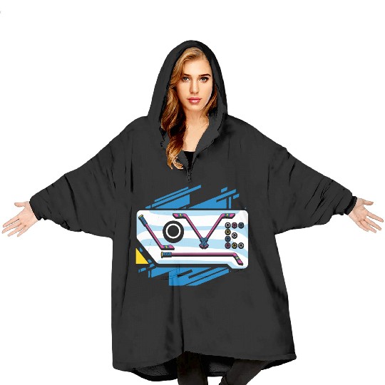 Hockey Love Blanket Hoodies