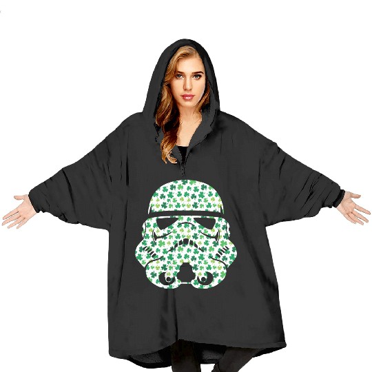 Stormtrooper Saint Patricks Day Blanket Hoodies