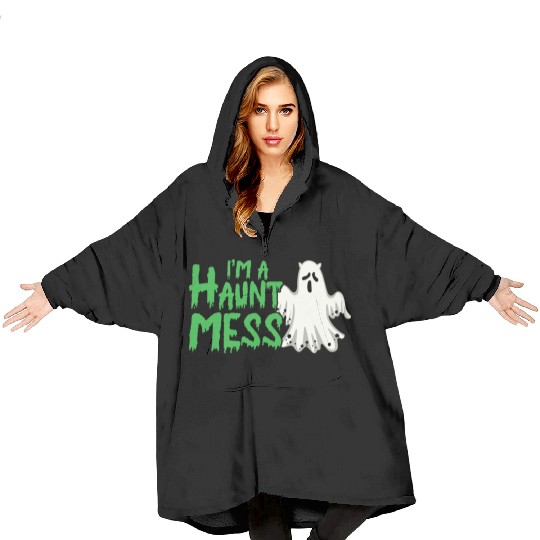 Halloween Paranormal Ghost Hunters Horror Fans Blanket Hoodies