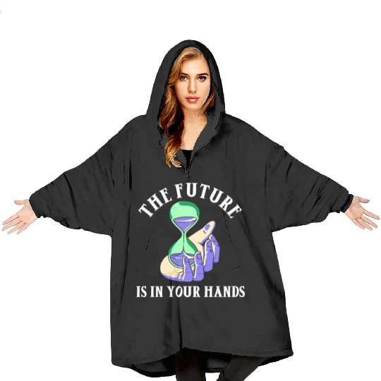 Earth Hour Time Environmentalist Save The Planet Blanket Hoodies
