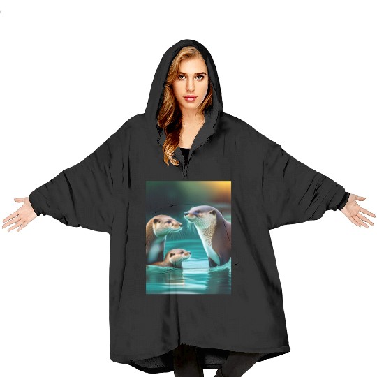 "Ducks in the Pond" Blanket Hoodies