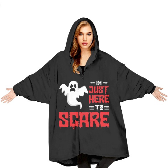 Halloween Paranormal Ghost Hunters Horror Fans Blanket Hoodies