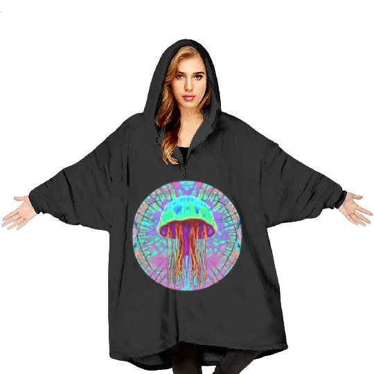 Glowing Jellyfish Blanket Hoodies