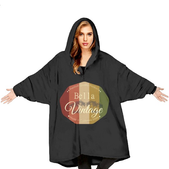 Bella Vintage design Blanket Hoodies