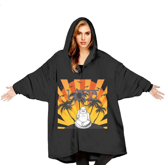 Jnanamama Yoga Maternity Buddha Blanket Hoodies