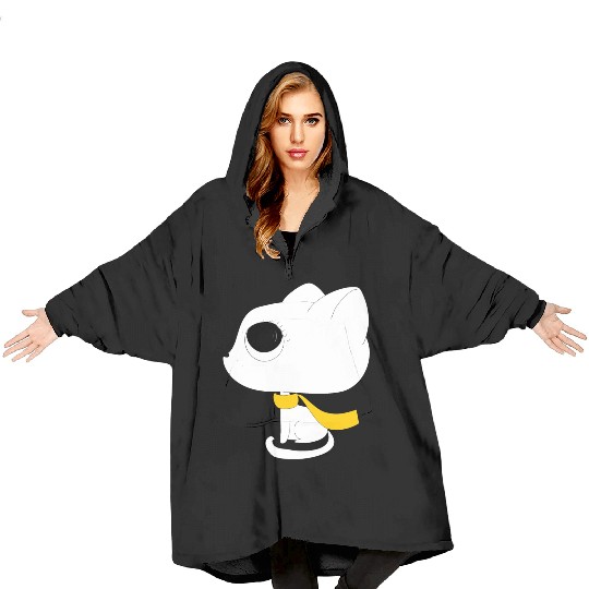 black white kittens 02 Blanket Hoodies