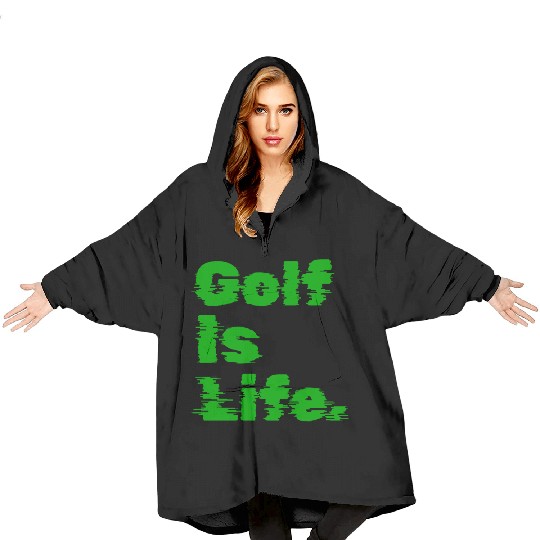 I Like Golfing, Golf Player, Golfing, Golf Is Life Blanket Hoodies