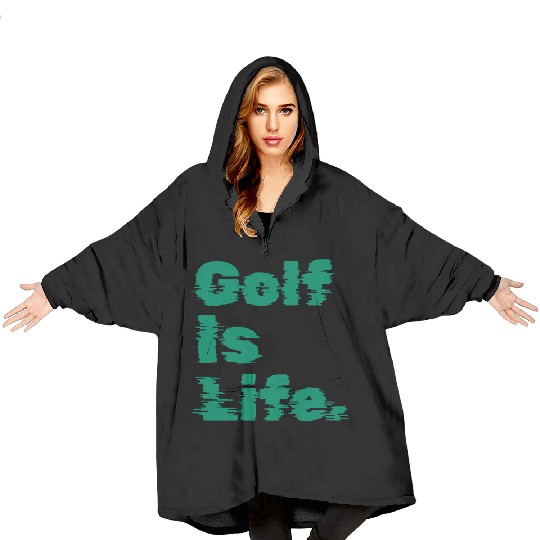 I Like Golfing, Golf Player, Golf Is Life Blanket Hoodies