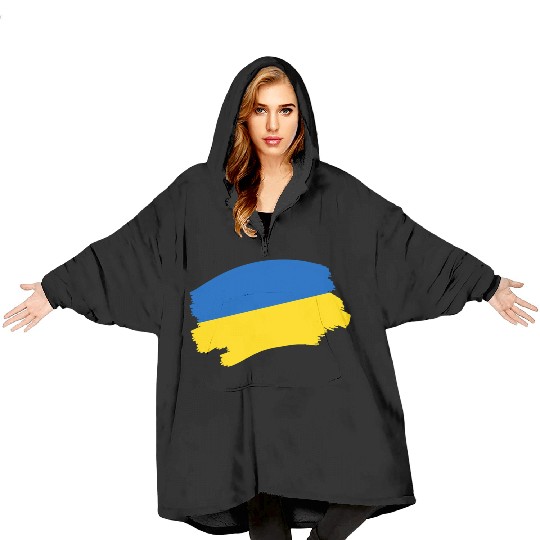 Ukrainian Flag Ukraine Blanket Hoodies