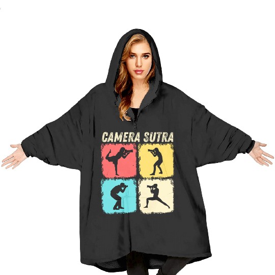 Camera Sutra Funny Photography Camera Lover Blanket Hoodies