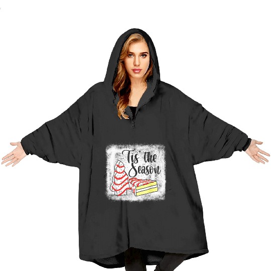 Little Tis' The Season Tree Cakes Debbie Becky Jen Blanket Hoodies