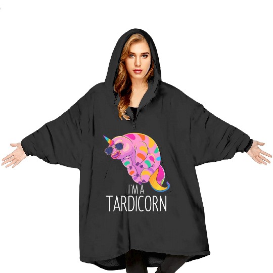 Water Bear Unicorn Tardigrade Science Microbiology Blanket Hoodies