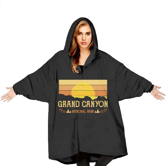Grand Canyon National Park Blanket Hoodies