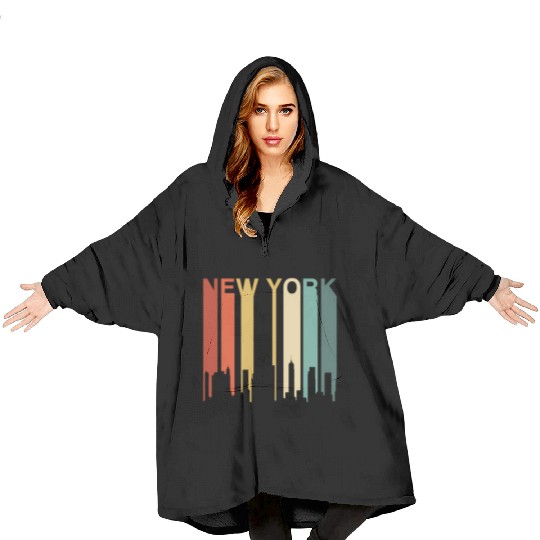 New York City Urban yline Nyc Ny Architect Blanket Hoodies