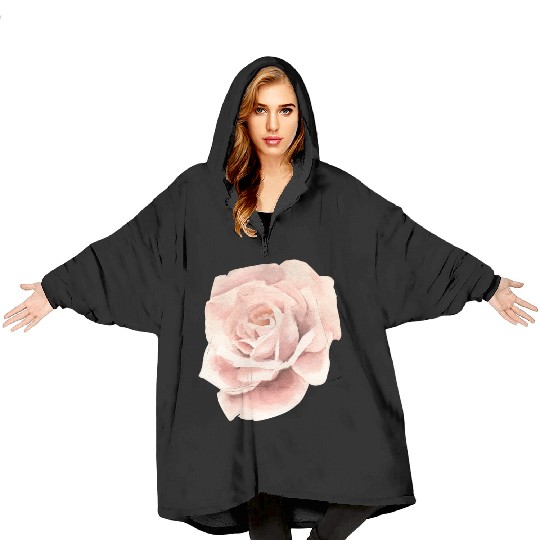 aesthetic flower design for Blanket Hoodies