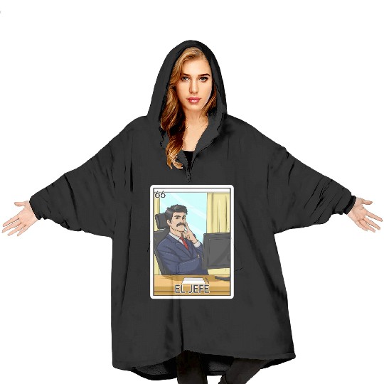 El Jefe The Boss Card Mecan Lottery The Chief Blanket Hoodies