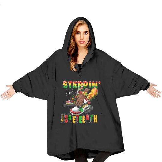 Youth Shoes Step' Into Juneteenth Like My Blanket Hoodies