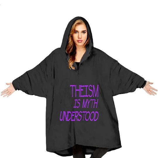 Atheism Is Myth Understood Philosophical Debate Blanket Hoodies