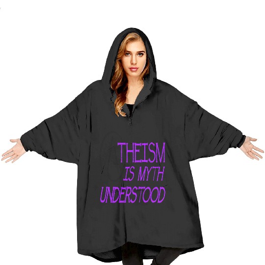 Atheism Is Myth Understood Philosophical Debate Blanket Hoodies