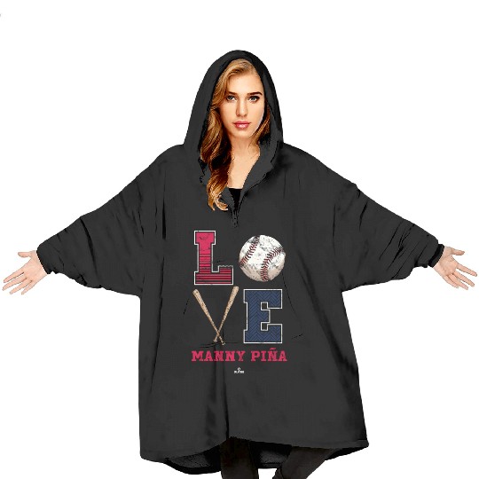 Love Ny A Ny A Atlanta Mlbpa Blanket Hoodies