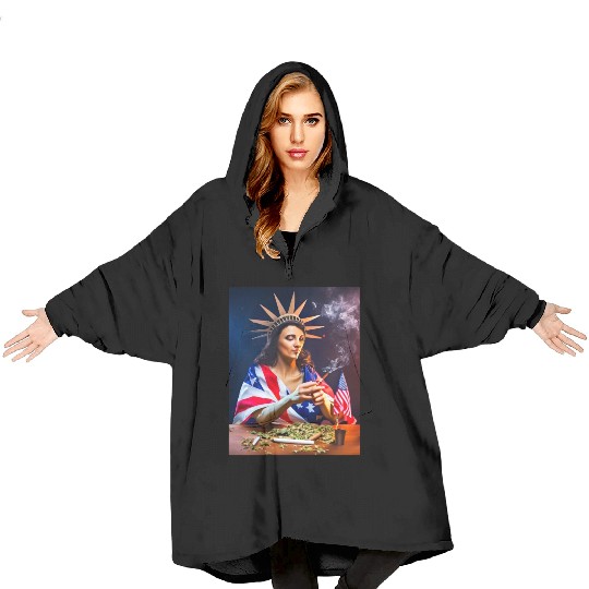 Mary Jane Liberty Blanket Hoodies