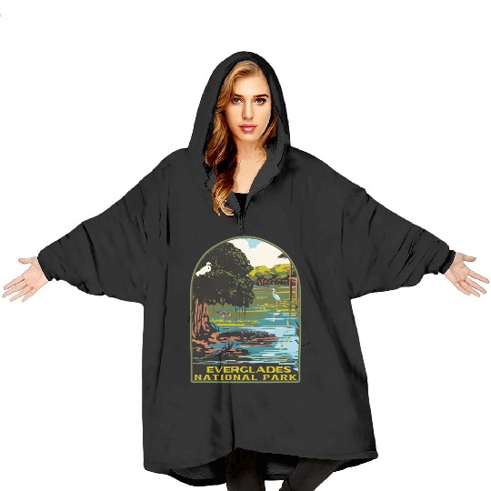 everglades national park Blanket Hoodies