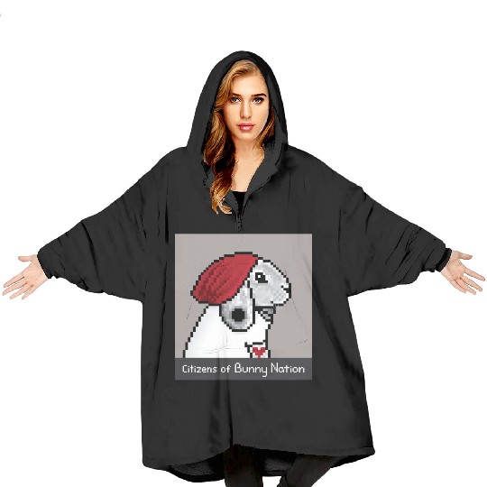 Citizens of Bunny Nation NFT #15 Artwork Blanket Hoodies