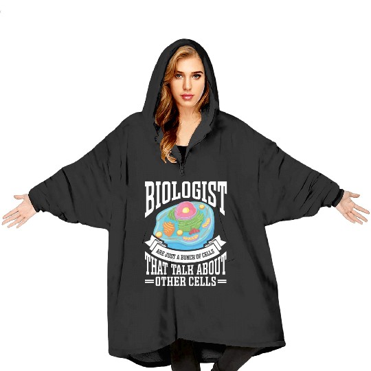 Biology Gift Biologist Blanket Hoodies