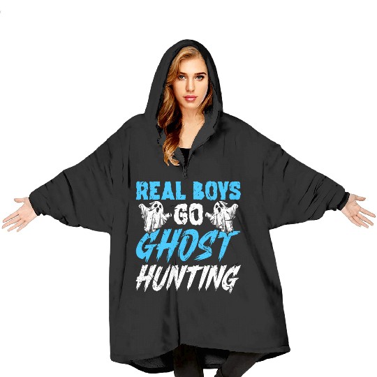 Paranormal Investigator Boys Ghost Hunting Blanket Hoodies