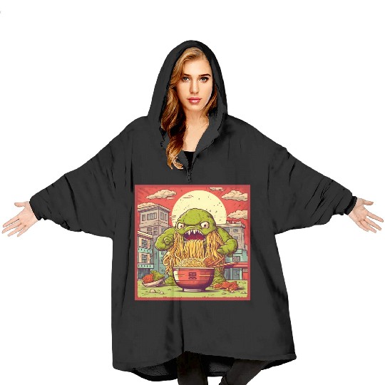 Ramen Monster Blanket Hoodies