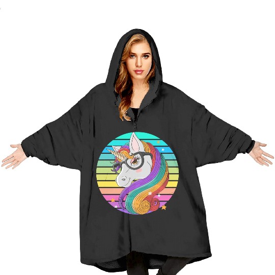 Funny Unicorn Blanket Hoodies