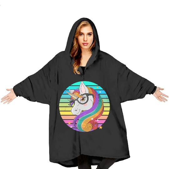 Funny Unicorn Blanket Hoodies