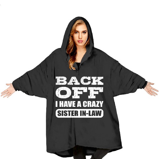 Crazy Sister in Law Joker or Funny Person Gift Blanket Hoodies