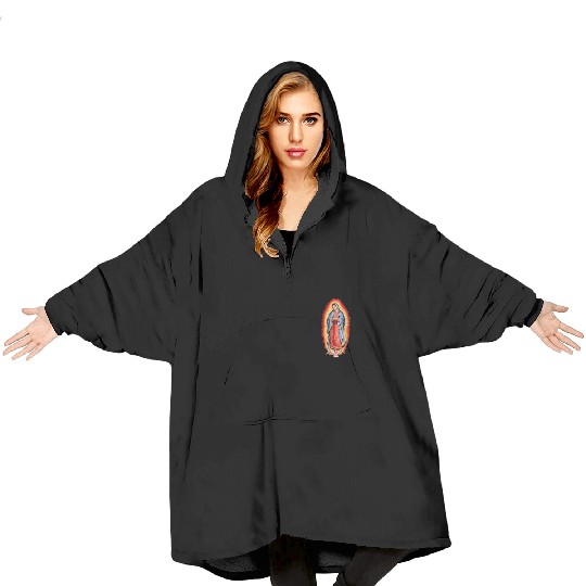 Our Lady Of Guadalupe Virgin Mary Blanket Hoodies