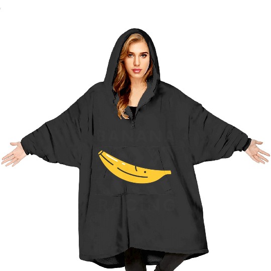 Banana Racing 80s Blanket Hoodies