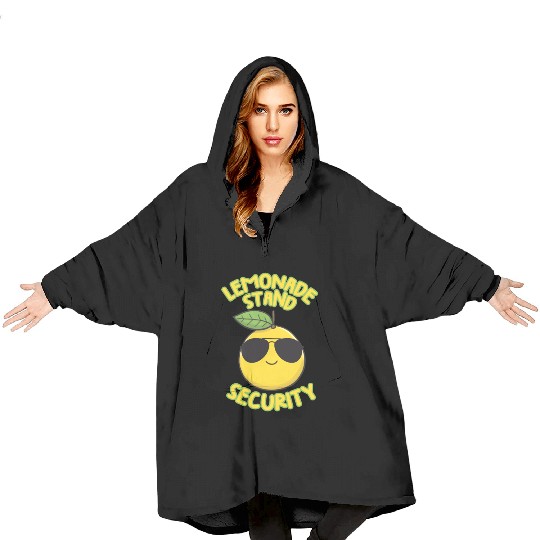 Lemonade Stand Security Cute Lemon Summer Blanket Hoodies