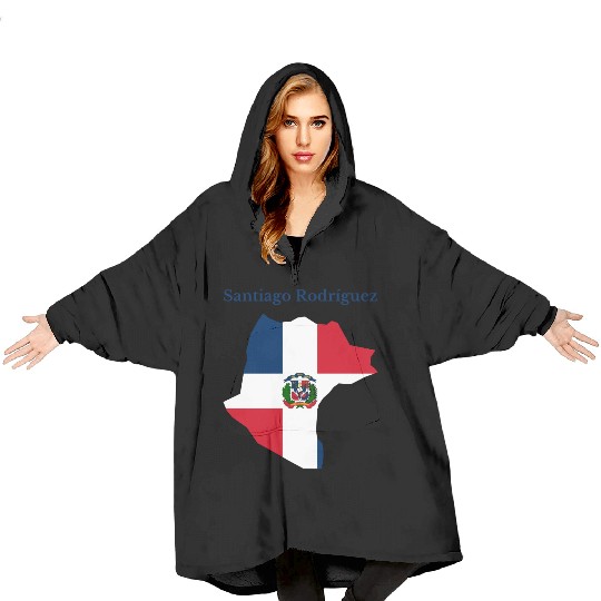 Santiago Rodriguez Province Dominican Republic Blanket Hoodies