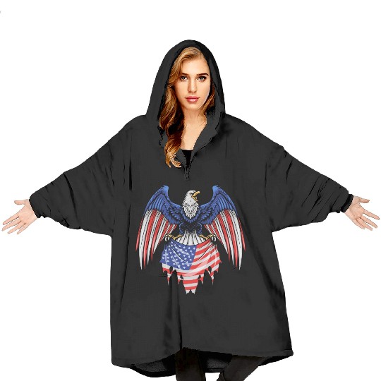 American Pride Blanket Hoodies