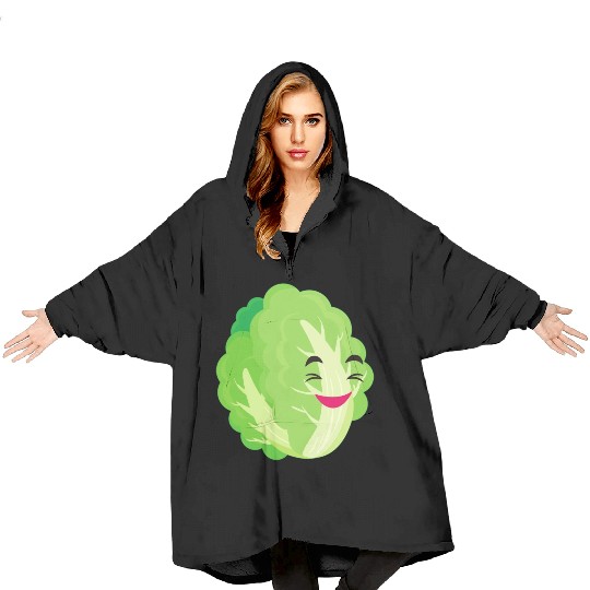 lettuce green Blanket Hoodies