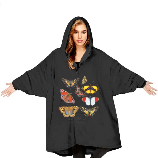 Butterflies in my stomach Blanket Hoodies