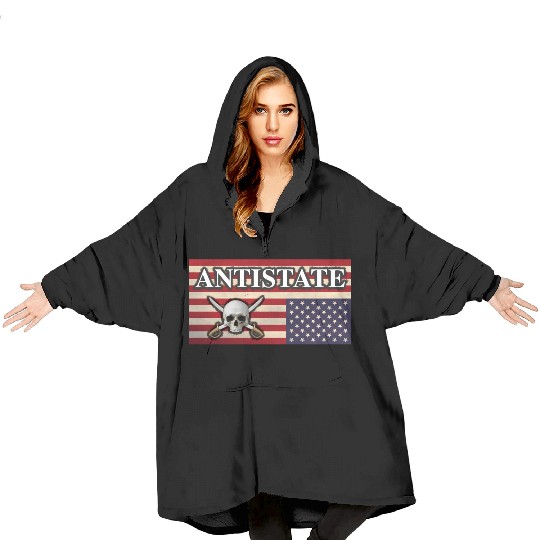Antistate USA aesthetic Blanket Hoodies