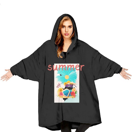 Summer Vibes Blanket Hoodies - Embrace the Sun with Style