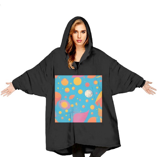 galaxy nebula draw abstract Blanket Hoodies