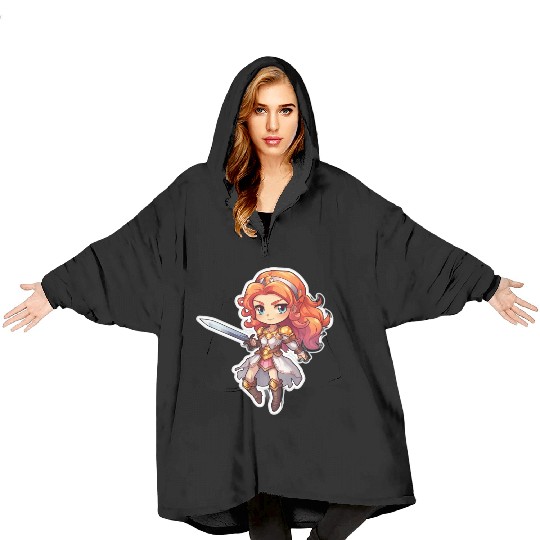 Warrior Princess Adventure Blanket Hoodies