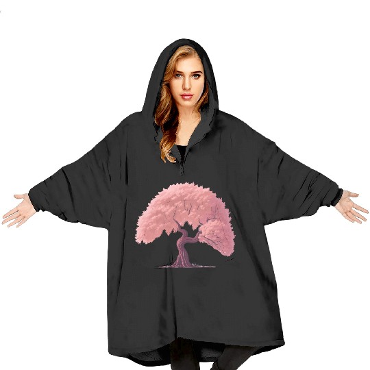 Sakura tree Blanket Hoodies
