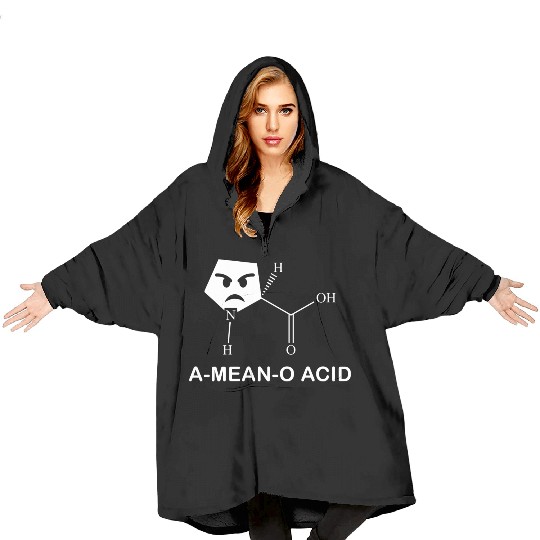 Chemistry Science Amino Joke Blanket Hoodies