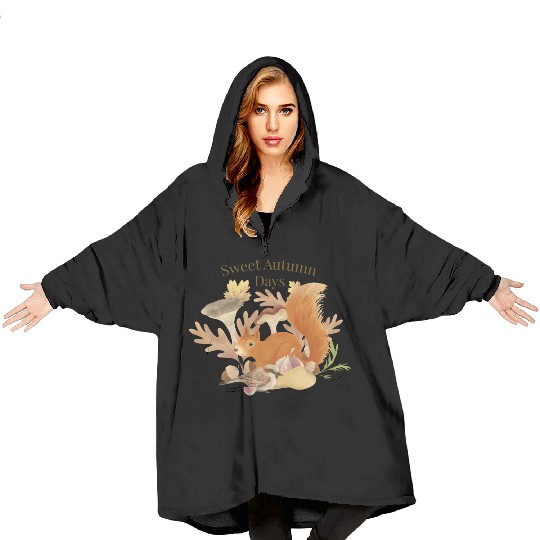 Sweet Autumn Days Blanket Hoodies