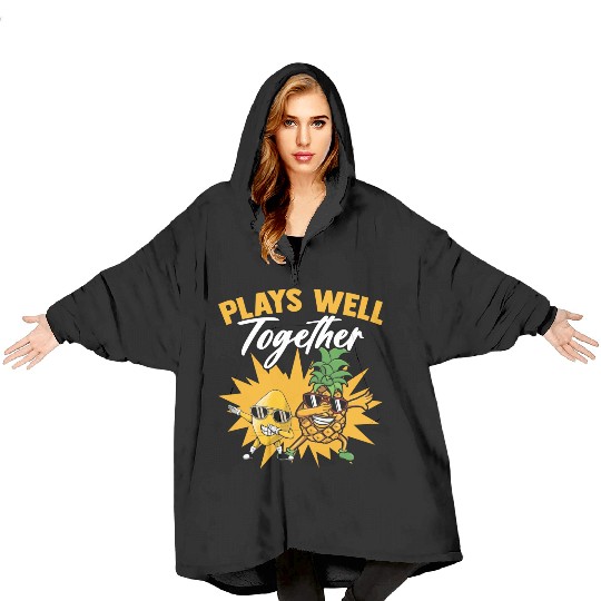 Pineapple And Lemon Plays Well Together A Sweet Blanket Hoodies